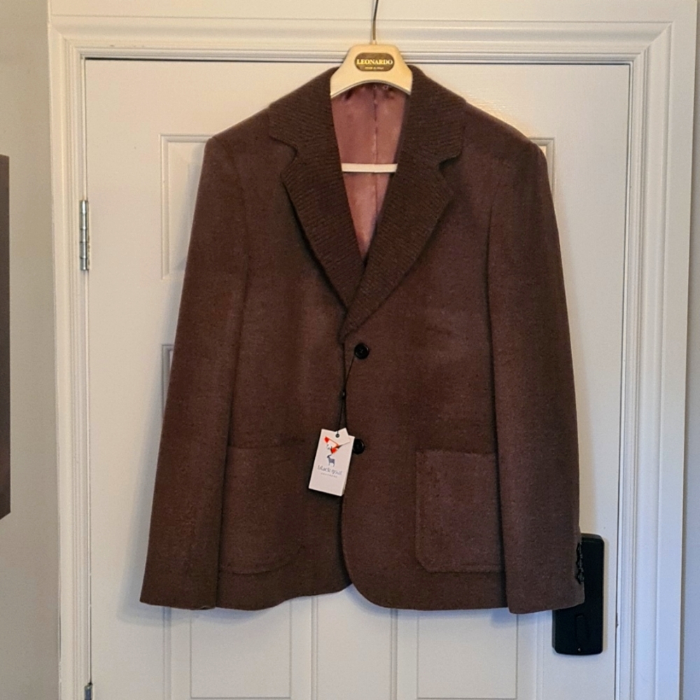Black Goat Cashmere Blazer